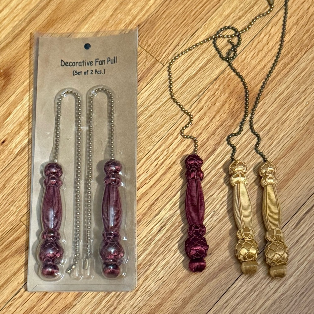 Decorative Ceiling Fan Pulls from India